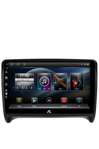 AutoDrop Navigation Audi TT, Android 12, P-Octacore / 2GB RAM + 32GB ROM, 9 Inch