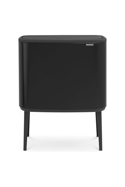 Brabantia Bo Touch 651106 waste bin, 36 l, Smooth and silent opening, Large opening, Black