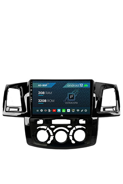 AutoDrop Navigatie Toyota Hilux (2008-2014) Clima Manuala, Android 12, P-Octa...