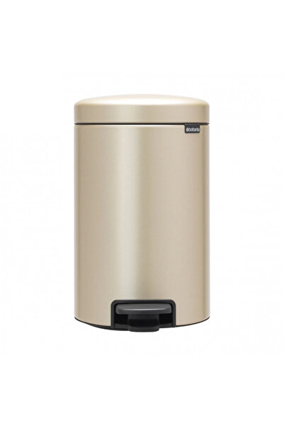 Brabantia NewIcon 1003201 Coș de gunoi cu pedală, 12 l, închidere silențioasă...