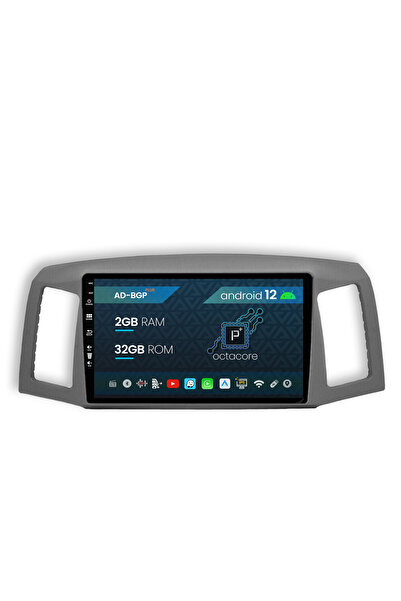 AutoDrop Navigatie Jeep Grand Cherokee (2004-2007), Android 12, P-Octacore / ...