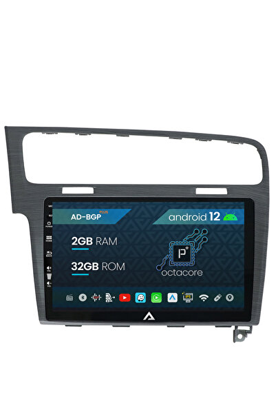 AutoDrop Volkswagen Golf 7, Android 12, P-Octacore / 2GB RAM + 32GB ROM, 10,1...