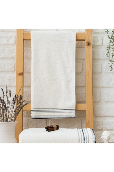Schafer Home Rosy Dobby Towel 50X90 cm 1 Piece-Cream
