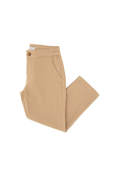 U.S. Polo Assn. Boy's Camel Canvas Trousers 50317274-Vr015