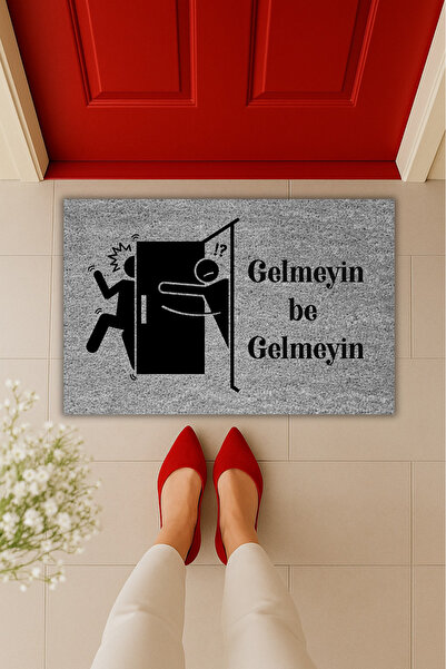 Dormot Yüksek Kaliteli Modern Dijital Baskı - Gelmeyin Be Gelmeyin Yazılı Pas...