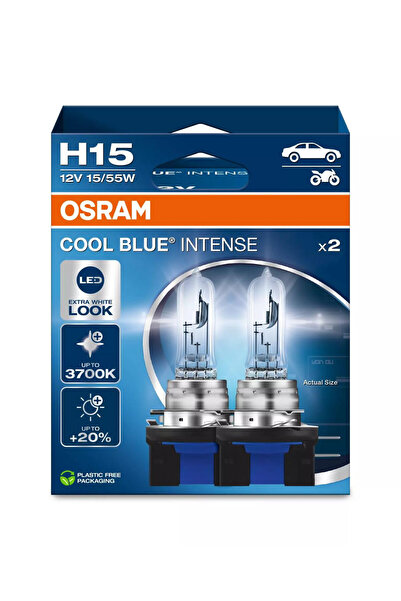 Osram Bec Blue Intense H15 15/55W 12V PGJ23t-1 Set 2 buc