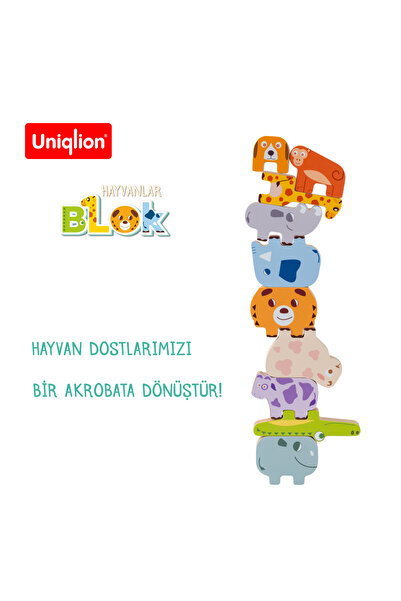 Uniqlion Hayvanlar Blok Seti