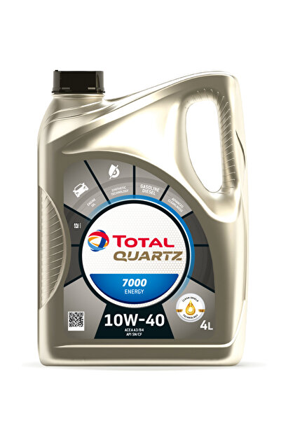 TOTAL Ulei motor Quartz 7000 10W40 Energy 4L pentru Fiat, MB, VW