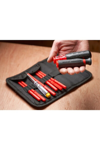 Stanley STANLEY FATMAX VDE MULTI BIT 9-PIECE SET, in fabric case, 10 pcs