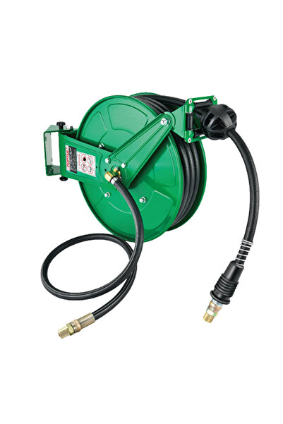TOPTUL Tambur KHBR1015, furtun aer comprimat, cupla 3/8 inch, lungime furtun 15 metri, presiune maxi