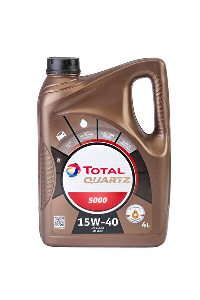 TOTAL Ulei motor Quartz 5000 15W40 4L pentru Volkswagen, Mercedes-Benz