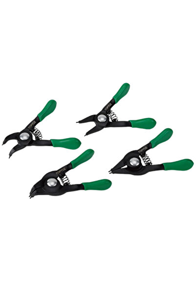 TOPTUL Set 4 clești pentru siguranțe mini GAAR0403, lungime 3 inch/76.2 mm, c...