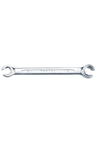 TOPTUL Brake wrench AEEA1214, hexagonal profile, opening 12x14 mm, length 170 mm, chrome vanadium