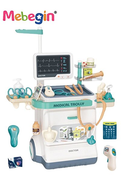 MEBEGIN Doctor Kit for Kids, Pretend Medical Station Set for Boys Girls, 26Pc...