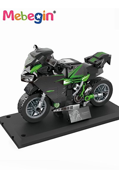 MEBEGIN 279PCS Motorcycle Model Building Kit, Motorcycle Building Blocks Set, STEM Building Bricks Set, Educ