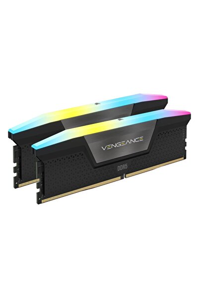 Corsair Vengeance RGB CMH32GX5M2B5600Z36K 32GB (2x16GB) DDR5 5600MHz CL36 Masaüstü Bellek