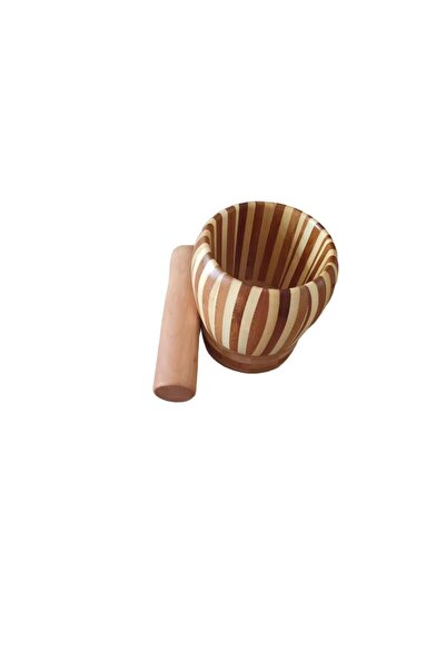 Home Bamboo Mortar 10 x 10 cm, Premium XD523-1 – Durable, Eco-Friendly Kitchen Tool