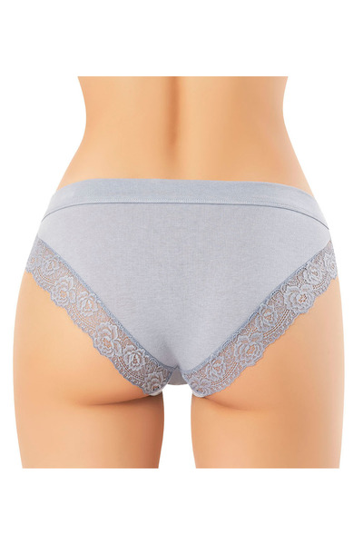 Sereia Women's Lace Detailed Color and Pattern Assorted Panties 6 Pack - Multi Color - Sreiakostag51U06-Cok