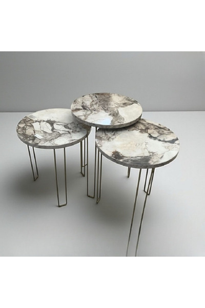 ORIAN Elegant Turkish Service Table Set, 38 cm Wide