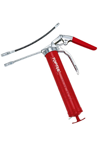 TOPTUL Pistol JGAE0207, metalic pentru gresare, capacitate 400 cc, lungime 365 mm, furtun flexibil 3