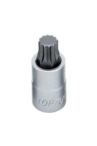 TOPTUL Bit cu profil bi-hexagonal BCHA1614, soclu tubular M14, prindere 1/2 inch, lungime 55 mm, cro