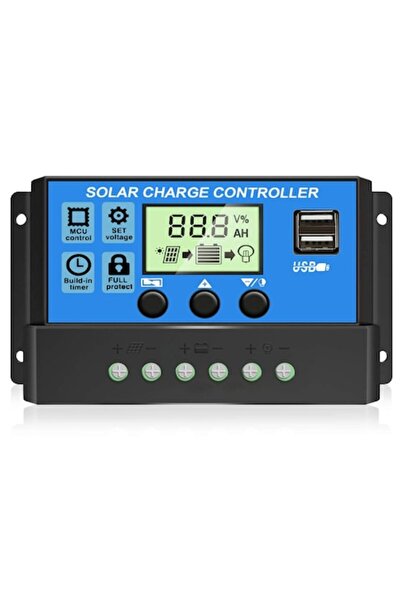 Jenuos Regulator de încărcare solară 30A 3 în 1, JENUOS®, Regulator inteligen...