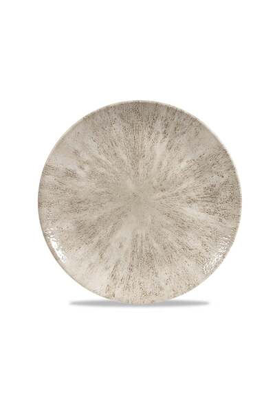 CHURCHILL Stone Agate Grey Evolve Coupe Plate – 26cm Round, Ceramic