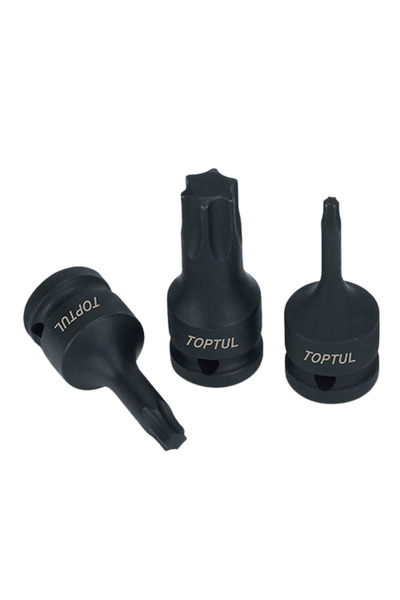 TOPTUL KADA1227 bit impact wrench, 3/8 inch square drive, torx profile, T27 wrench size, l