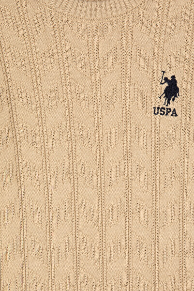 U.S. Polo Assn. Boy's Sand Basic Sweater 50315638-Vr085