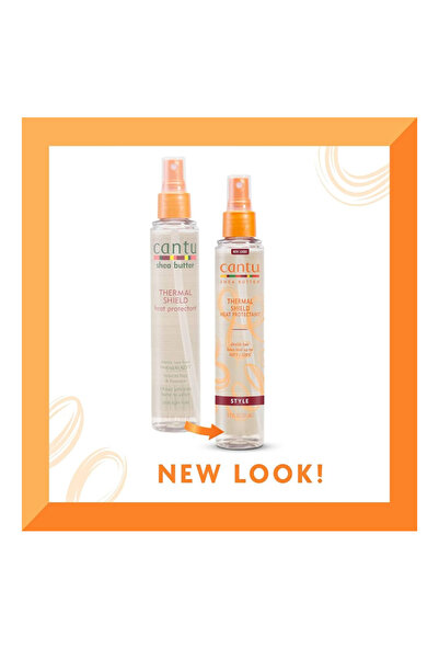 Cantu Thermal Shield Heat Protectant with Shea Butter, 5.1 fl oz