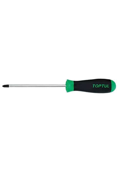 TOPTUL Screwdriver FBAB0215, cross PH2, length 265 mm, active length 150 mm, ergonomic handle