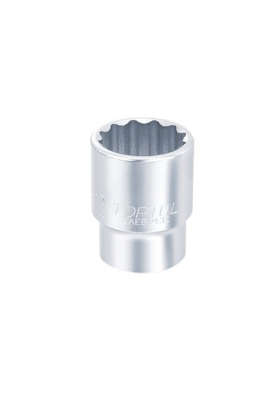 TOPTUL BAEB1215 TOPTUL socket wrench, 3/8 inch square drive, bi-hexagonal profile, spanner size 15 m