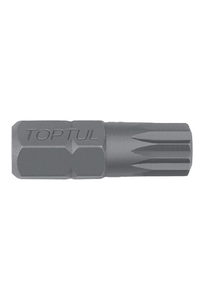 TOPTUL FSFA1206 screwdriving bit, bi-hexagonal profile M6, length 30 mm, S2 steel