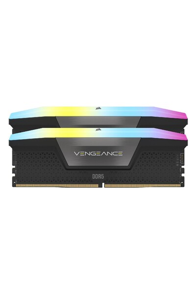 Corsair Vengeance RGB CMH32GX5M2B5600Z36K 32GB (2x16GB) DDR5 5600MHz CL36 Masaüstü Bellek