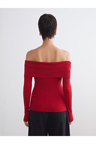 LC Waikiki Peak New Season Boat Neck Women's Knitwear Sweater