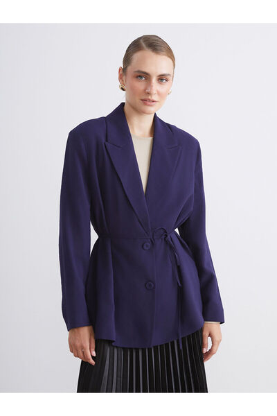 LC Waikiki Jachetă Blazer de damă cu curea în talie