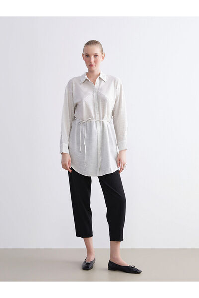 LC Waikiki İzr New Season Striped Women's Shirt Tunic