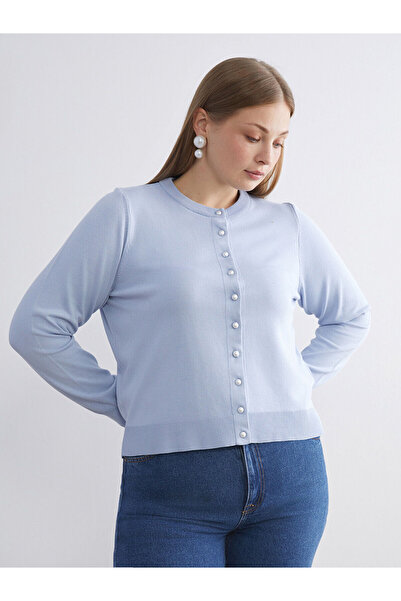 LC Waikiki Özmarka Yeni Sezon Bisiklet Yaka Kadın Triko Hırka