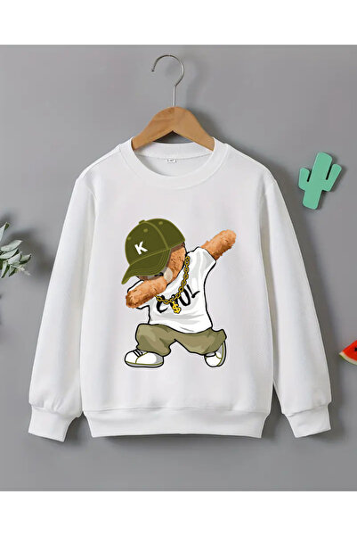 haha Erkek Çocukları için Baskılı Uzun Kollu T-shirt