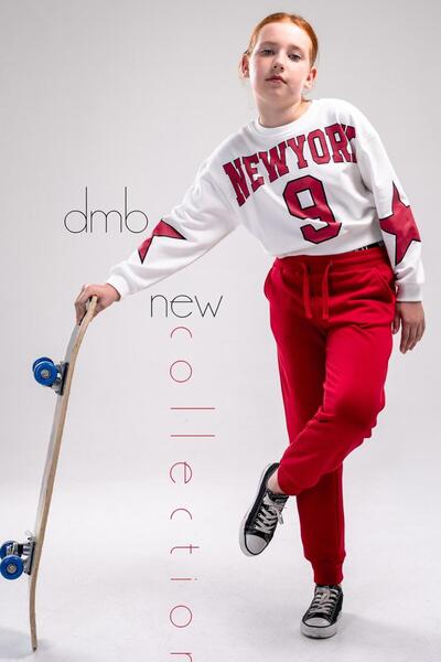 DMB BOYS & GIRLS Dmb Girl's Sports Suit 11-15 Years Old Ecru