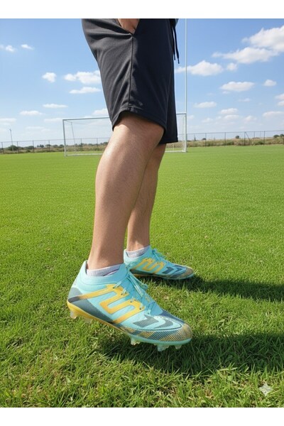 Playup Semi Prof. Super Mercury Crampon Shoes with Hologram Sole Socks