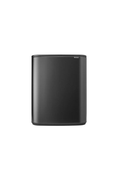 Brabantia Bo Touch 1008858 waste bin, 60 l, Smooth and silent opening, Large opening, Grey