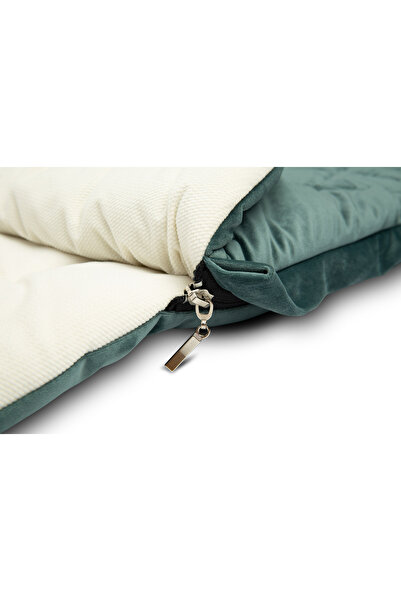 Sensillo Baby sleeping bag for stroller - Riviera, Emerald Green