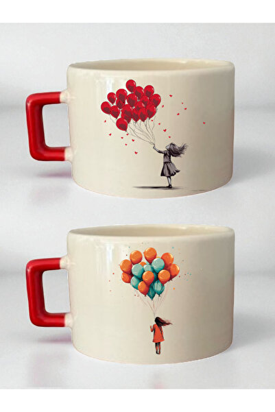 lili hediyelik أكواب قهوة مطبوعة للنساء من بالون - أفكار هدايا للنساء، توصيات هدايا منزلية