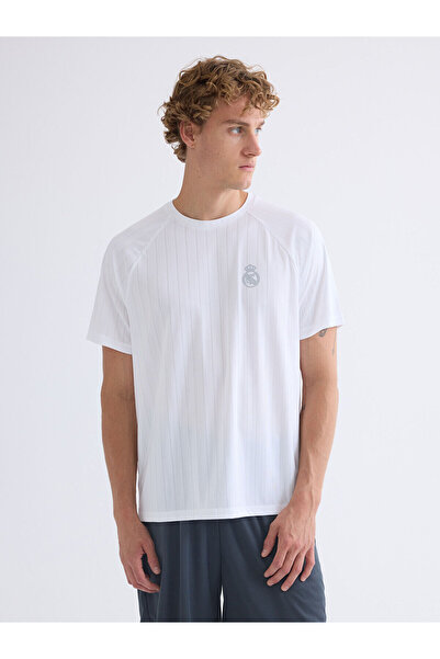 LC Waikiki Tricou pentru fani XSIDE ACTIVE guler rotund Real Madrid cu imprim...