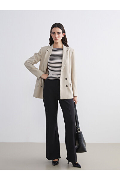 LC Waikiki Ozmarka New Season Slim Fit Spanish Leg Women's Trousers