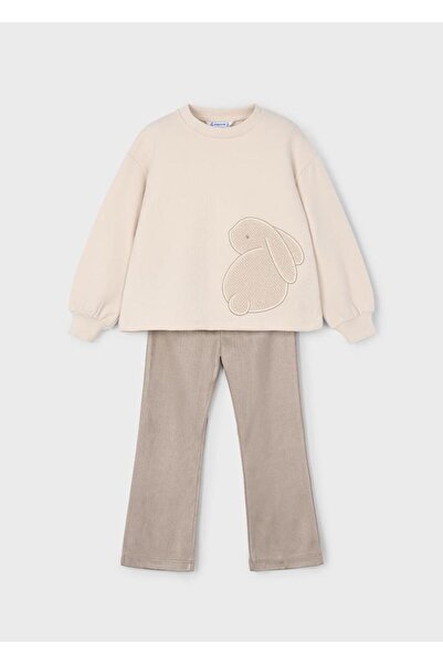 MAYORAL Girl's Tights Set 4-8 Years Old Ecru