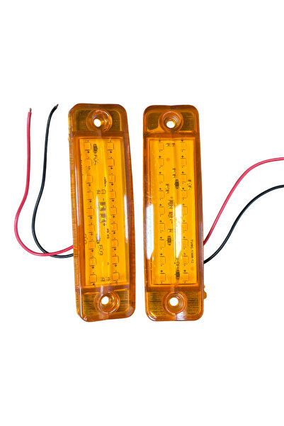 TAS 18 Led Parmak Led Kasa Dorse Lambası 12v Sarı (E Belgeli) 2 Adet Fiyatı