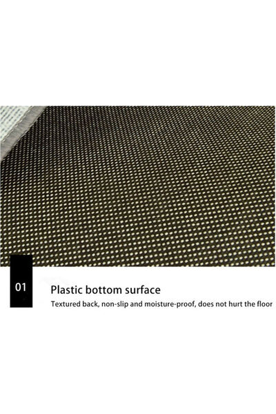 HALAMODO Contemporary Dining Room Bedroom Rug 140x200cm Polypropylene Multicolor