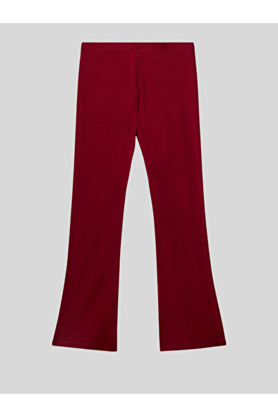 JENA Girl's Spanish Leggings 6-14 Years Old Burgundy